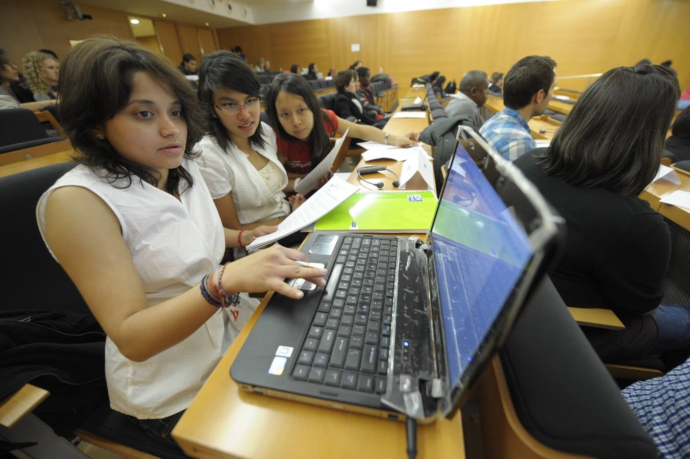 Alumnos de un máster en la UJI.