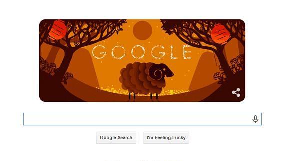 El Año Nuevo chino, celebrado con un doodle de Google