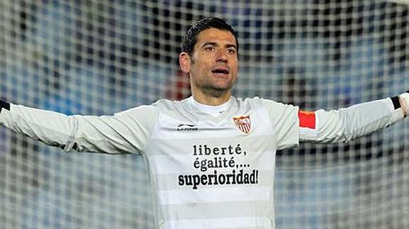 Andrés Palop, en su etapa en el Sevilla FC.