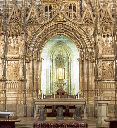 La capilla del Santo Cáliz, en la Catedral de Valencia.