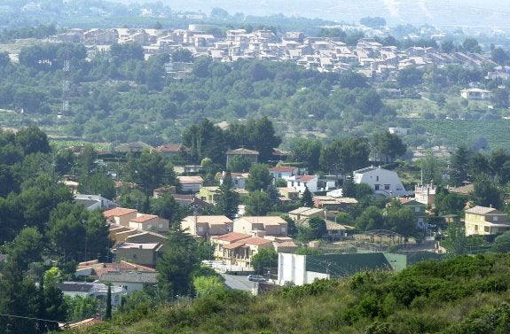 Una panorámica de la urbanización de Calicanto de 2012. :: javier peiró