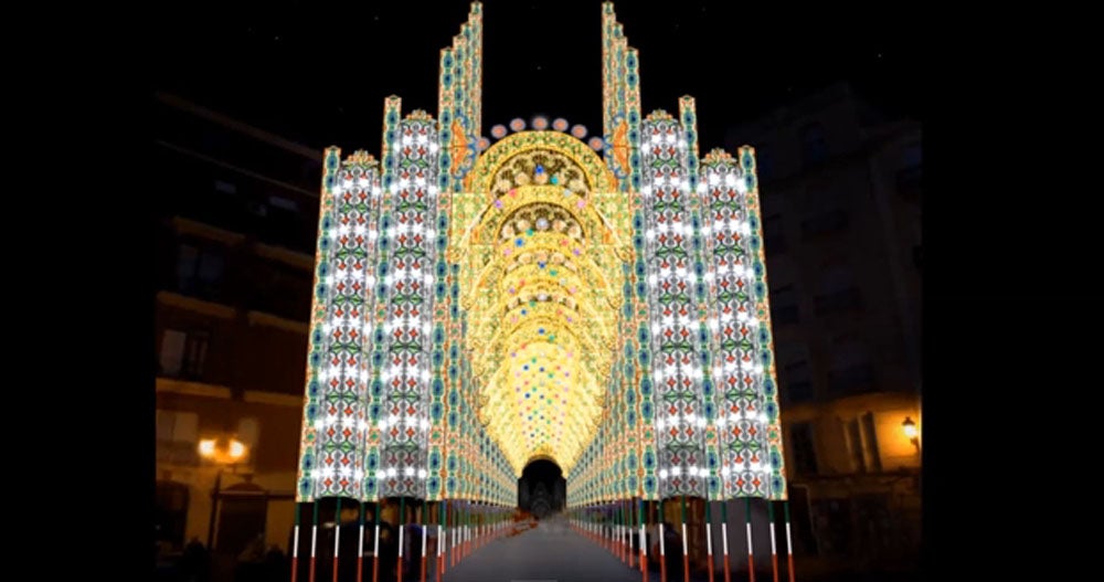 Fallas 2015: Así serán las luces de Sueca - Literato Azorín