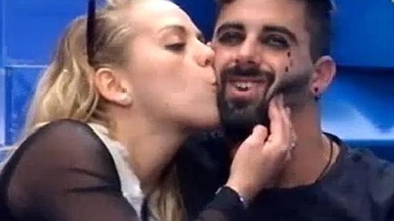 Yoli y Jonathan durante su estancia en la casa de Gran Hermano.