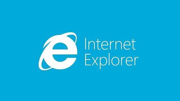 Logo del programa Internet Explorer.