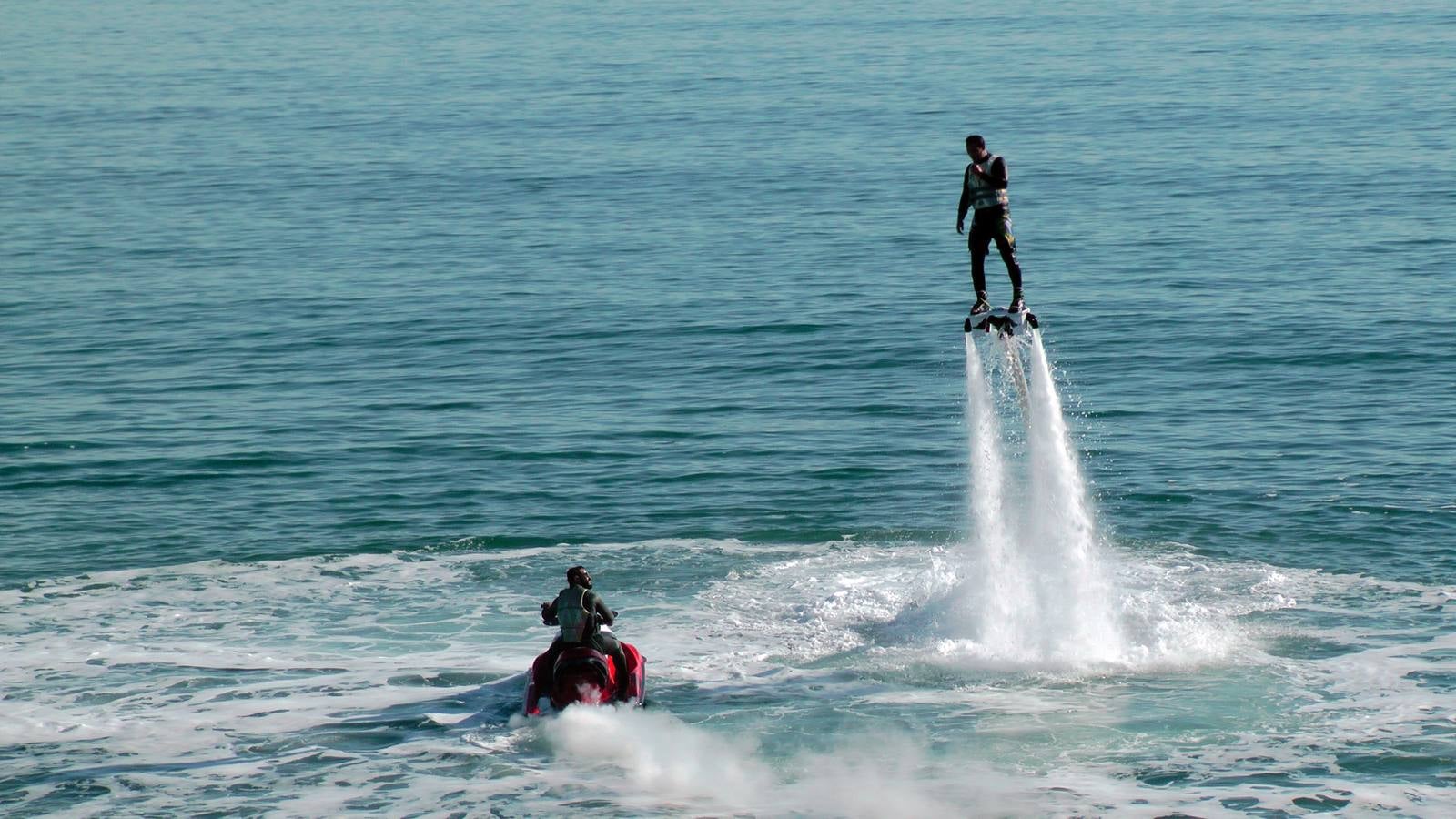 Volando sobre el agua