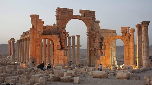 Ruinas de la ciudad de Palmira.