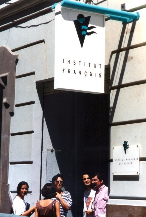 La antigua sede del Institut Français en la calle San Valero, antes de trasladarse a Moro Zeit.