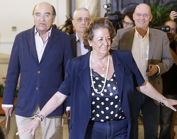 La alcaldesa de Valencia en funciones, Rita Barberá.