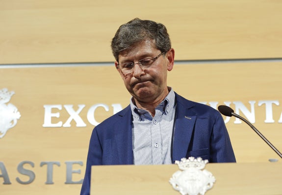 El alcalde en funciones de Castellón Alfonso Bataller.