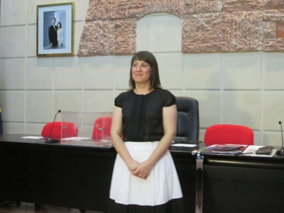 La nueva alcaldesa de Bétera, Cristina Alemany.  LP