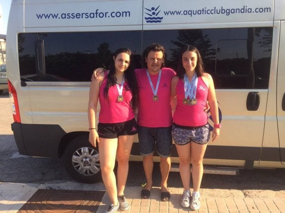 L'Aquàtic Club Gandia gana dos oros en el V Autonómico Máster