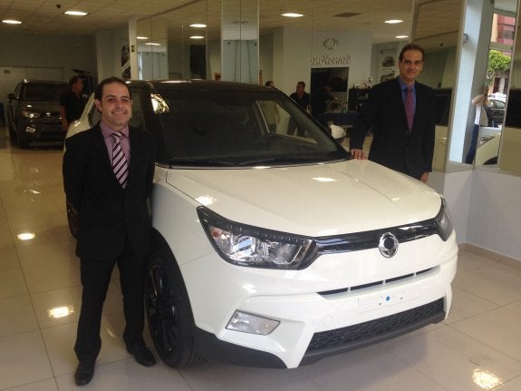 El SsangYong Tivoli llega a las instalaciones de Aquamotor