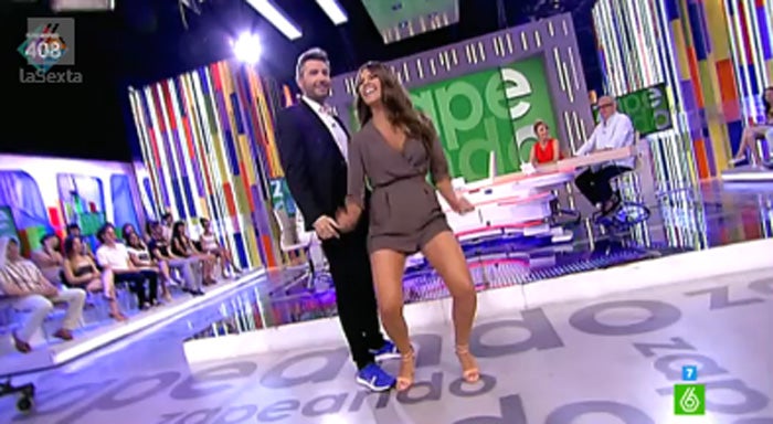 Cristina Pedroche vuelve a 'Zapeando' con el sexy baile de Ylenia en 'Pégate'