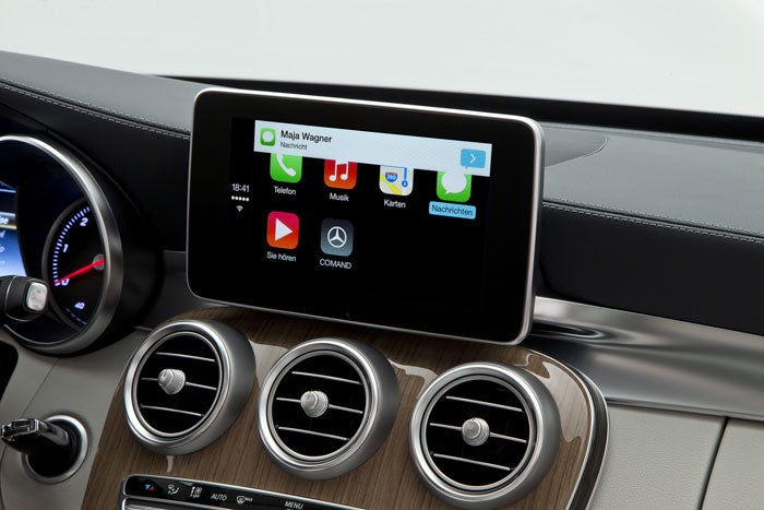 Receptor digital Carplay de Apple.