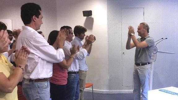 Fabra, tras anunciar su despedida. 