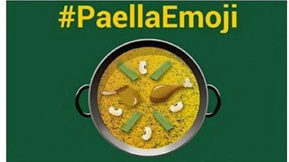 #PaellaEmoji, candidata oficial a tener emoticono del Whatsapp