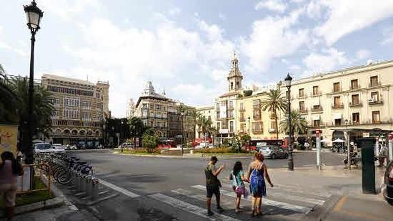 Plaza de la Reina de Valencia.