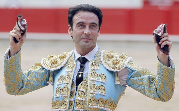 El diestro Enrique Ponce durante su última corrida en la Monumental de Barcelona.