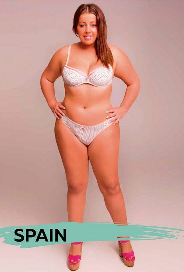 Así es el cuerpo de la mujer ideal en diferentes países