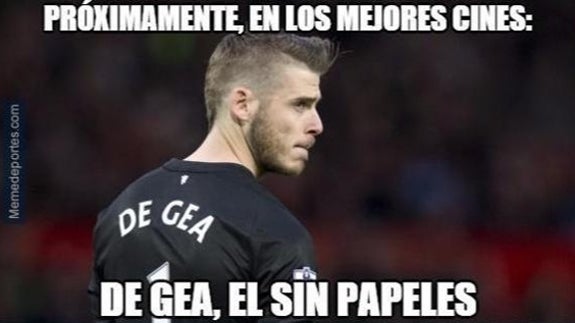Los mejores memes del (no) fichaje de De Gea