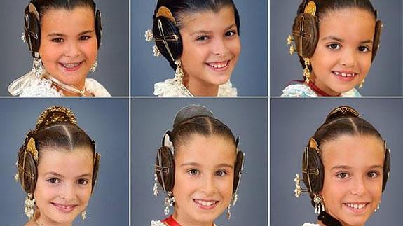 Las candidatas a la Corte de Honor Infantil 2016