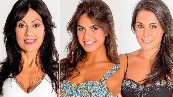 Maite, Sofía y Raquel, concursantes de 'Gran Hermano 16'.