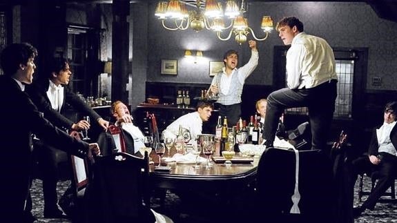 Una imagen de la película 'The Riot Club'.