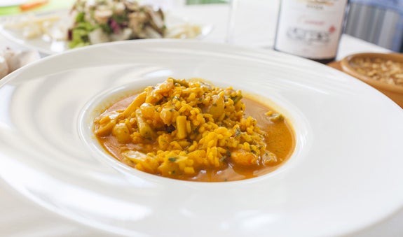 Plato del Restaurante El Trompo.