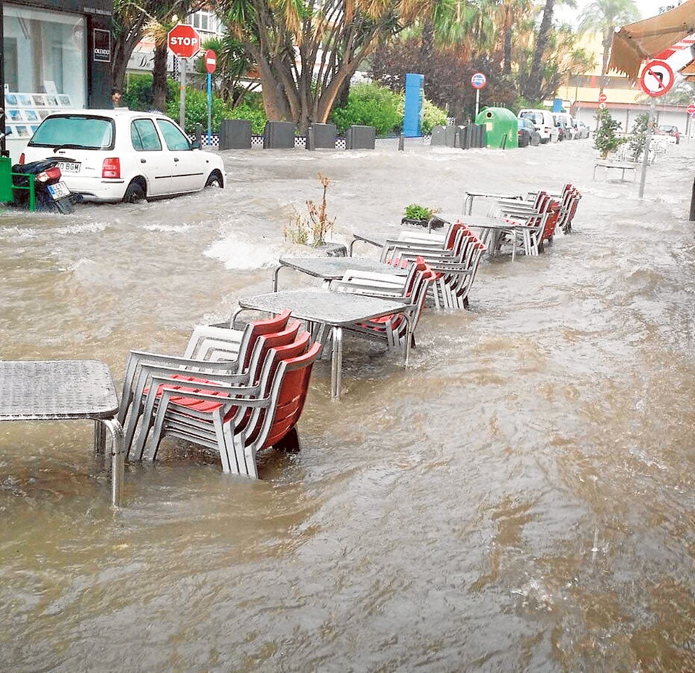 Las lluvias del 9 de septiembre inundaron el centro de Torrevieja.