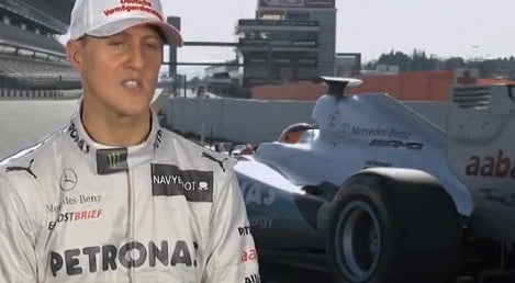 Michael Schumacher campeón del mundo de Formula 1.