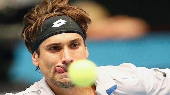 Ferrer durante un partido en Viena la semana pasada. 