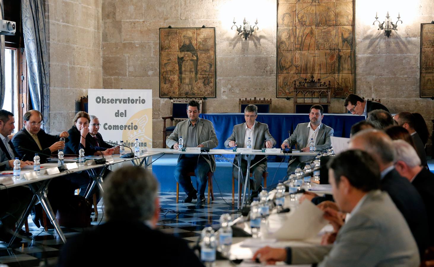 Reunión de hoy del Observatorio del Comercio.