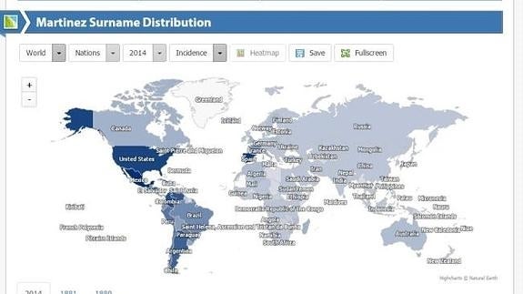 ¿Cuántas personas tienen mi apellido en todo el mundo?