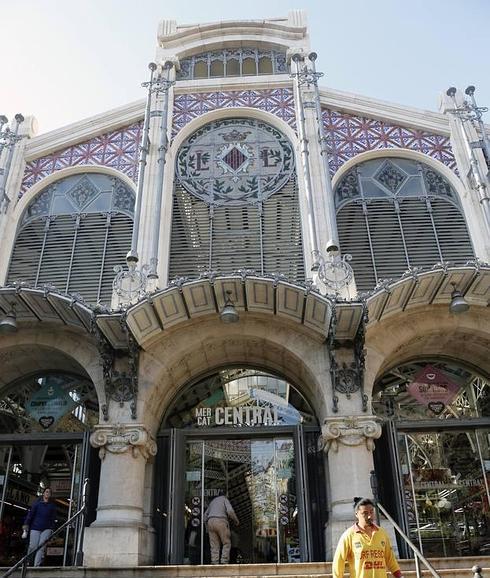Fachada del mercado Central. 