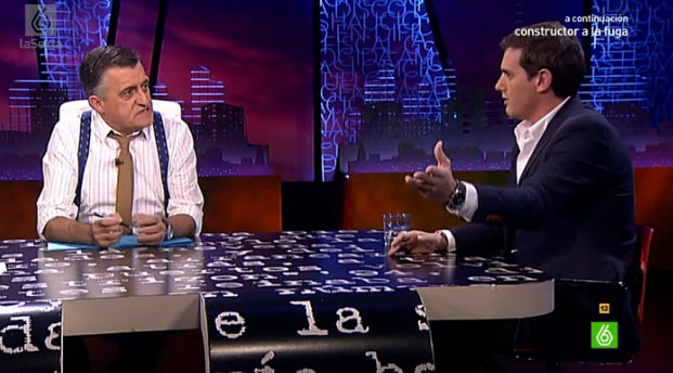 Rifirrafe entre Wyoming y Albert Rivera en 'El Intermedio'.