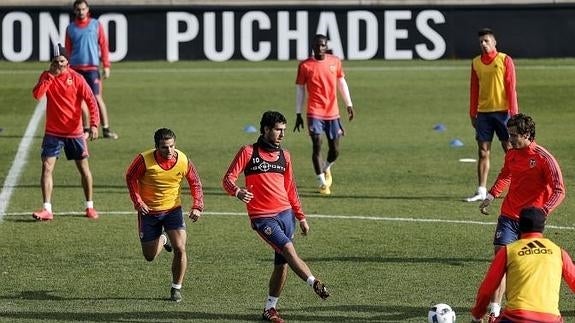 Entrenamiento del VCF tras la marcha de Nuno.