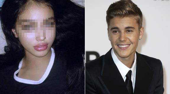 Cindy Kimberly y Justin Bieber.