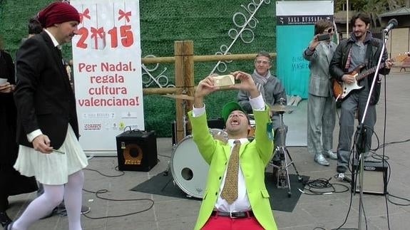 Presentación de la campaña, en la Plaza del Ayuntamiento.