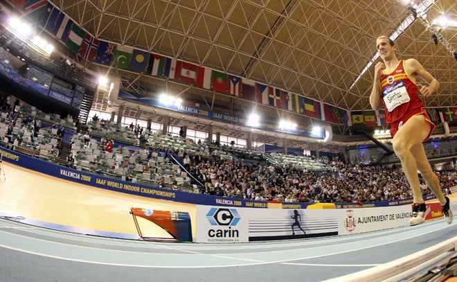 Mundial de pista cubierta celebrado en el Velódromo Lluis Puig en 2008.