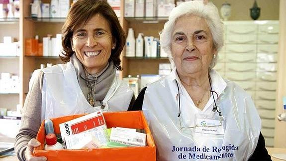 Voluntarios para la jornada de recogida de fármacos del Banco Farmacéutico