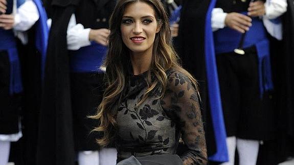 Sara Carbonero, durante la ceremonia de entrega de los Premios Príncipe de Asturias 2012.