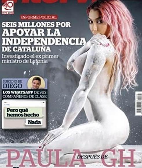 'Interviú' desnuda a Paula, ganadora de 'Gran Hermano 15'