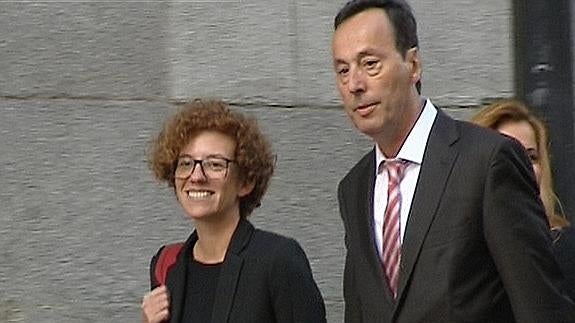 Marisol Moreno, saliendo de la Audiencia Nacional.