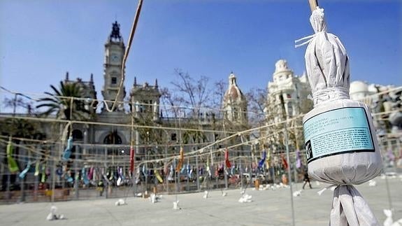 Una mascletà de Protecnia Valenciana.