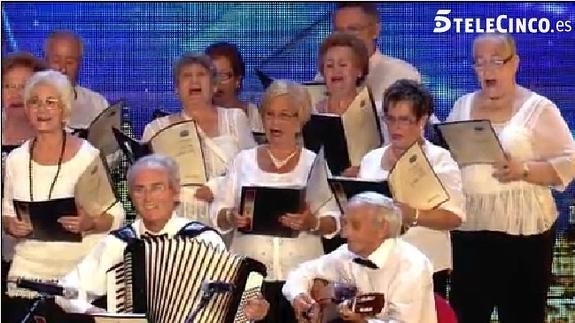 El coro de jubilados de Dénia deja boquiabierto al jurado de 'Got Talent'