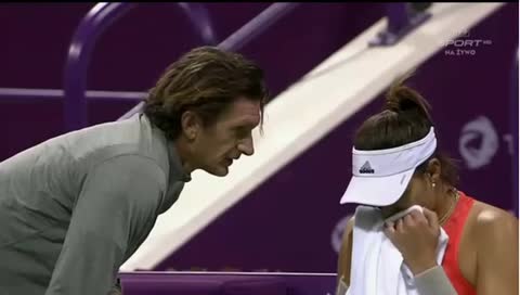 La mala respuesta de la tenista Garbiñe Muguruza a su entrenador.