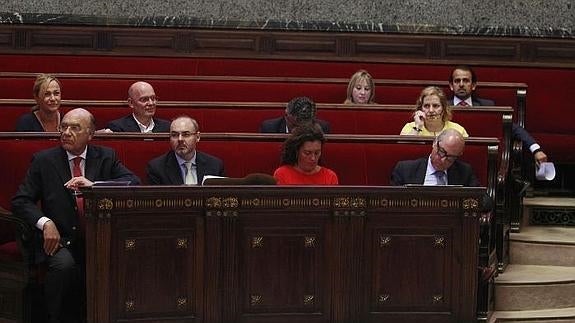 El grupo popular del Ayuntamiento de Valencia.