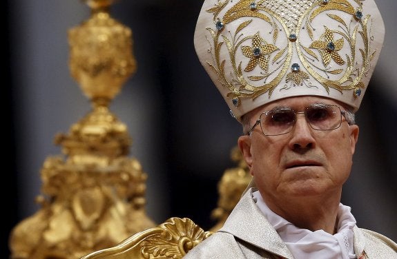 Tarsicio Bertone, otrora todopoderoso cardenal italiano. :: alessandro bianchi/reuters