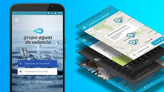 Aguas de Valencia lanza una app para la autogestión de contratos por los usuarios