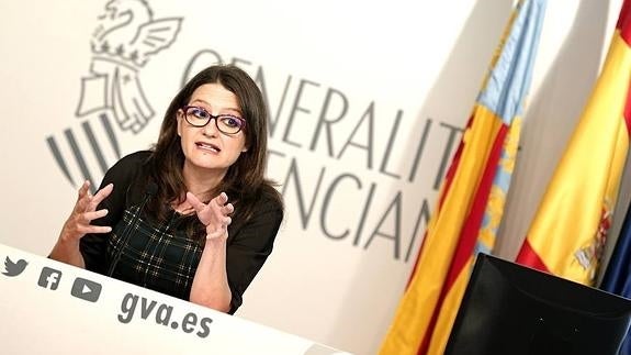 Mónica Oltra, portavoz del Consell.